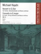 Concerto in G Major, MH 52 Orchestra Scores/Parts sheet music cover